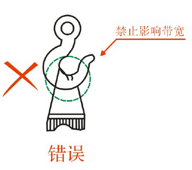 彩色雙環眼吊裝帶吊裝方式