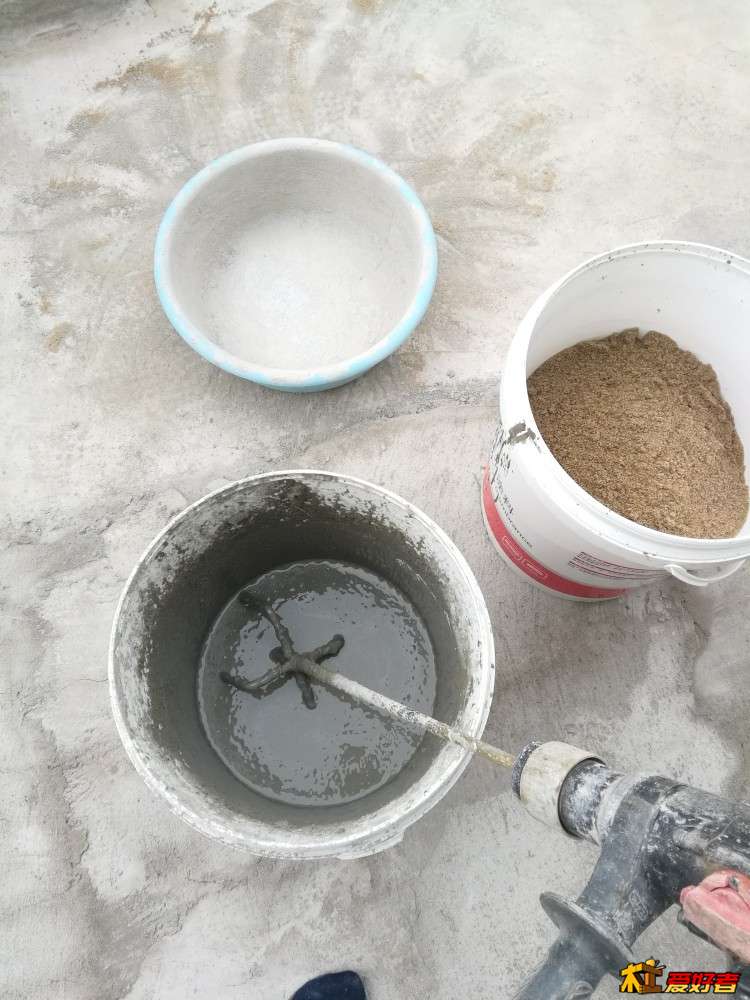 簡易水泥砂漿攪拌機使用現場--河北東圣吊索具制造有限公司